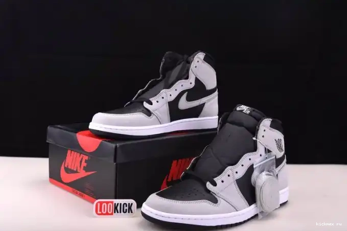 Cheap Kickmax Smoke Grey Air Jordan High White Black Retro Light 555088-035 1 0501